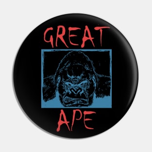 Angry Gorilla Pin