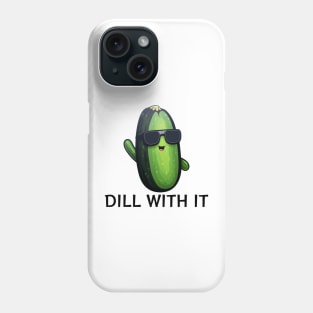 Funny Deal With It Pickle Phone Case