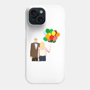 Michael and Eleanor with Balloons Phone Case