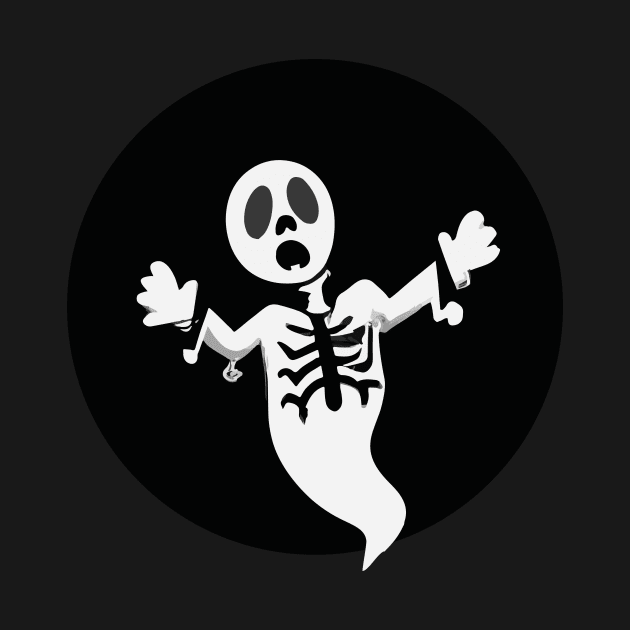 Skeleton ghost by N1L3SH