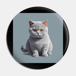 BRITISH SHORTHAIR CAT Pin