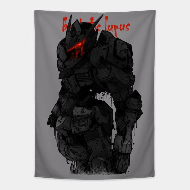 Barbatos Lupus Tapestry by kimikodesign