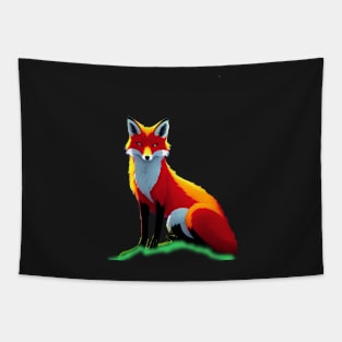 SERENE ELEGANT FOX Tapestry