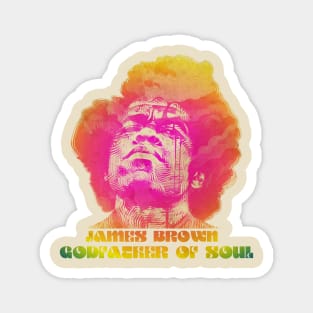 James brown godfather of soul Magnet