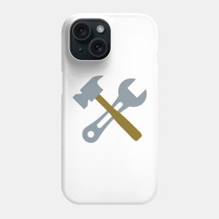 Hammer Spanner Tools Emoticon Logo Phone Case
