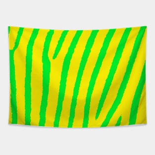 Zebra Print (Yellow & Green) Tapestry