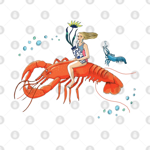 Lobster Girl by lindsaygrime