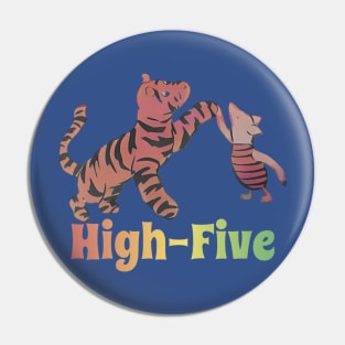 High-Five Old Buddy Pin