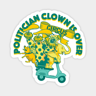 POLITICIAN CLOWN Magnet