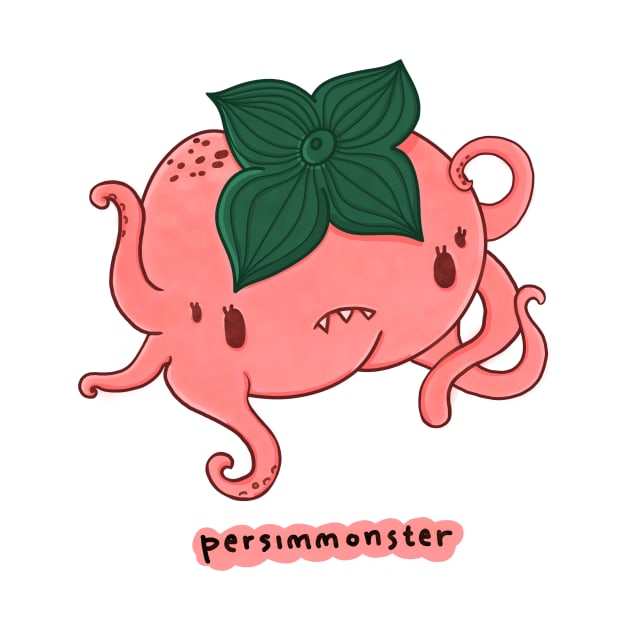 Persimmonster by moonlitdoodl