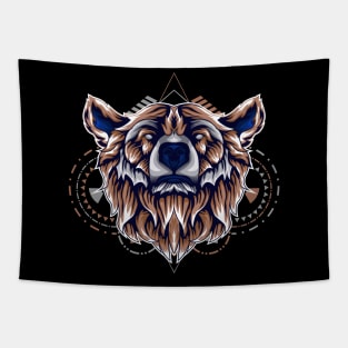 bear vintage Tapestry