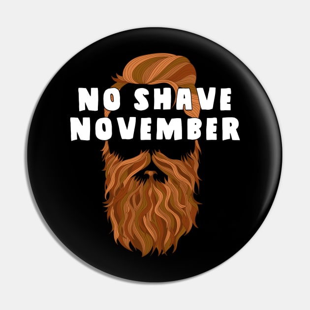 No Shave November | Let Those Glorious Locks Flow Pin by AmandaPandaBrand