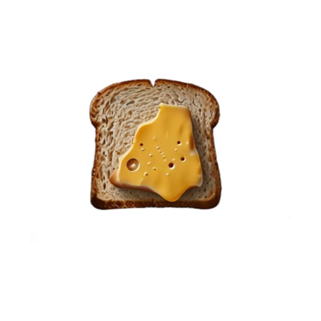 Cheese Yummy Kawaii Coffee Bread Sandwich Toast Vintage Since by Flowering Away
