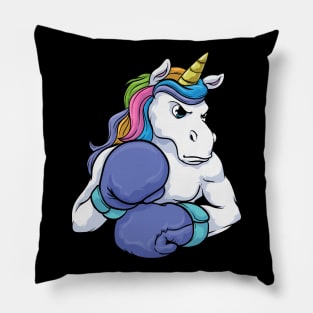 Unicorn at Boxing with Boxing gloves Pillow