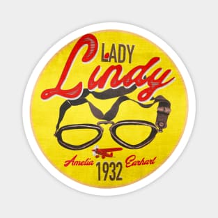 Lady Lindy • Amelia Earhart • "Greatest Female Flyer" Magnet