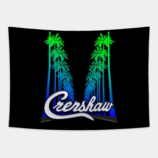 Crenshaw Logo Tapestry by NatTheDesigner