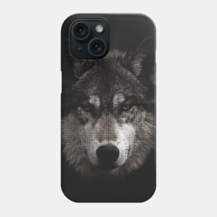 Animal Wolf Halftone Phone Case