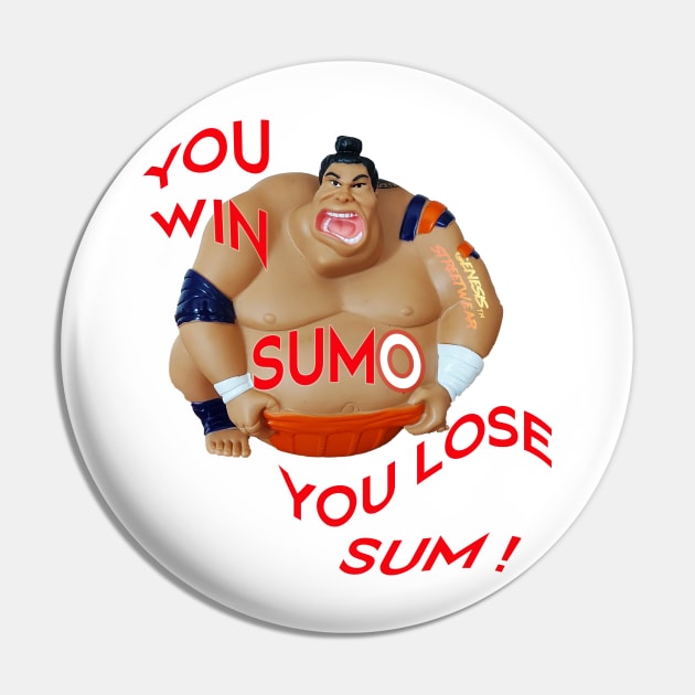 Genesis streetwear- Sumo Pin by retromegahero