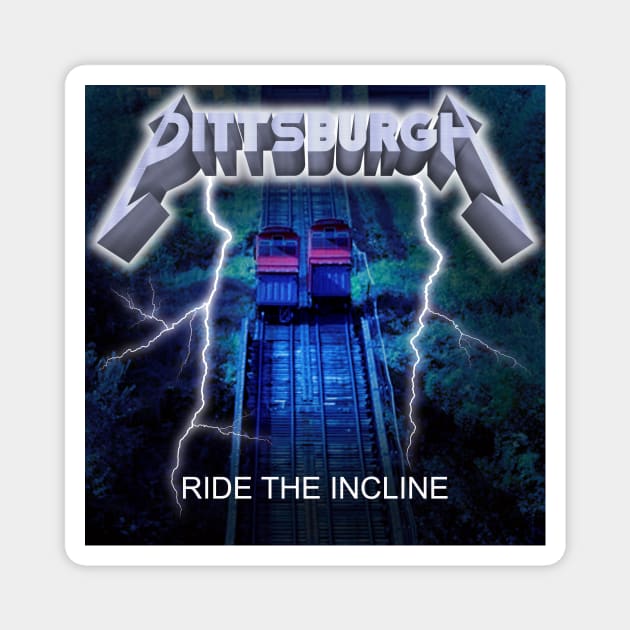 Pittallica - Ride Magnet by Happy Guy