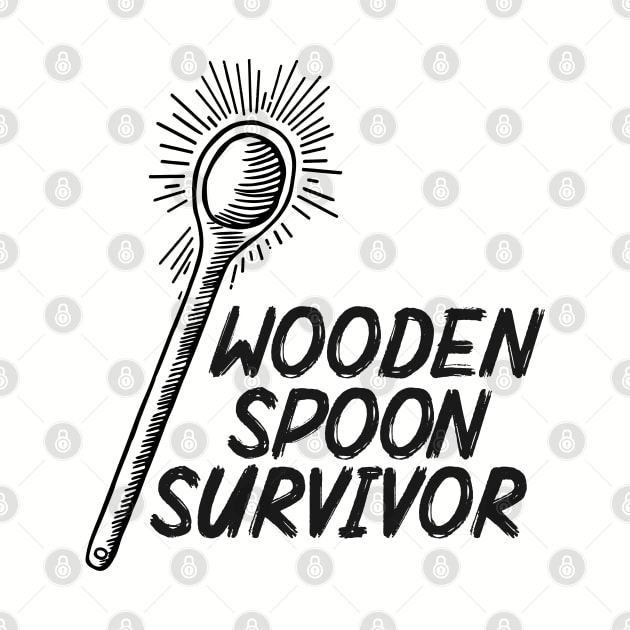 wooden spoon survivor by small alley co