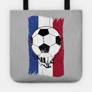 Vintage Netherlands Flag Grunge Football // Dutch Soccer Tote