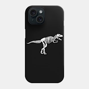 Terra Fossil T-Rex Dinosaur White Phone Case