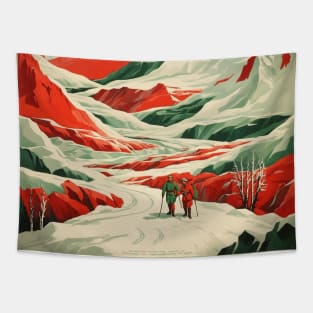 The Russian Tundra  Russia Vintage Tourism Poster Tapestry