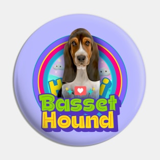 Basset Hound dog Pin