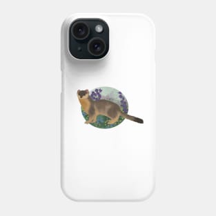 Stoat and Wildflowers Phone Case