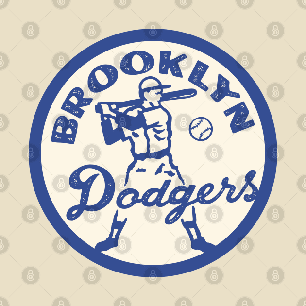Old Baseball Brooklyn  Dodgers by Punk Rock
