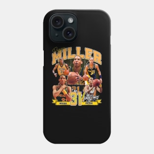 Reggie Miller Choke Sign Basketball Legend Signature Vintage Retro 80s 90s Bootleg Rap Style Phone Case