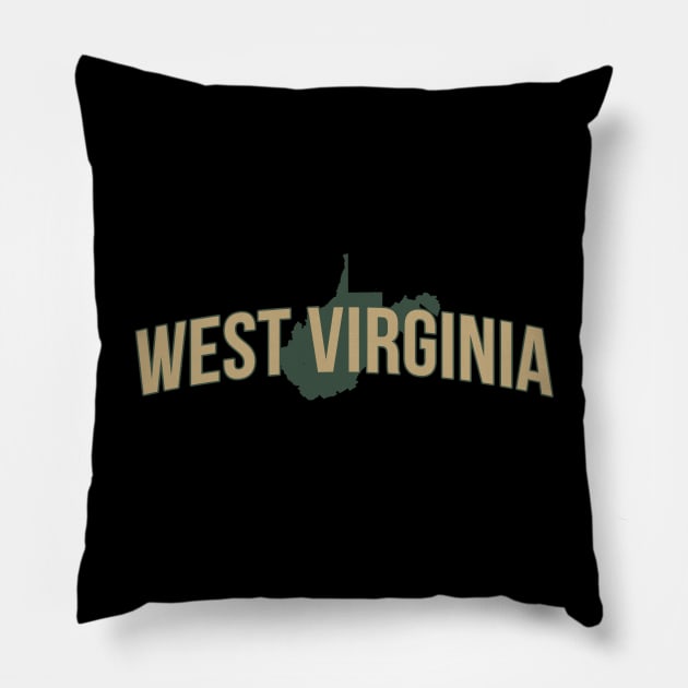 west-virginia Pillow by Novel_Designs