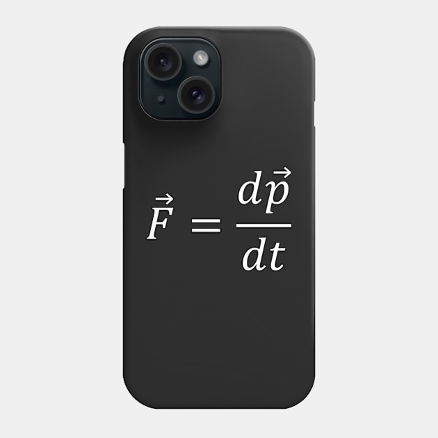 Newton's Second Law Phone Case by ScienceCorner