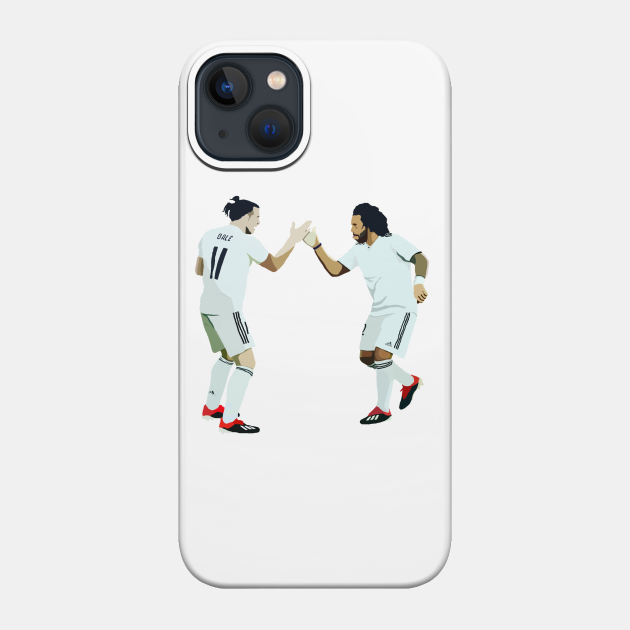 Real Madrid's Gareth Bale & Marcelo - Real Madrid - Phone Case