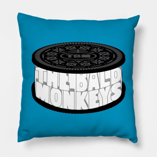 The Bald Monkeys - Double Stuffed Pillow by TBM Christopher