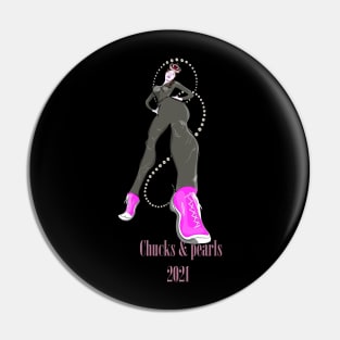 Chucks and Pearls 2021 Pin