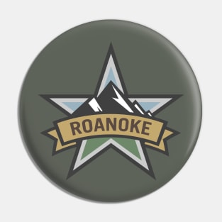 Roanoke Virginia Star City Pride Logo Pin