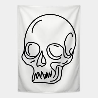 Cartoony skull Tapestry