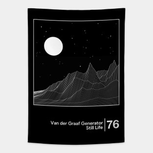 Van der Graaf Generator / Minimal Style Graphic Artwork Design Tapestry