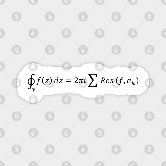 Residue Theorem Of Complex Analysis - Calculus And Science Magnet by ScienceCorner