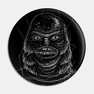 BLACK LAGOON SWAMP CHARACTER Pin