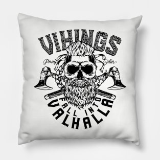 Vikings Fall Into Valhalla Pillow