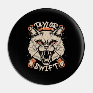 Angry Cat Swift Pin