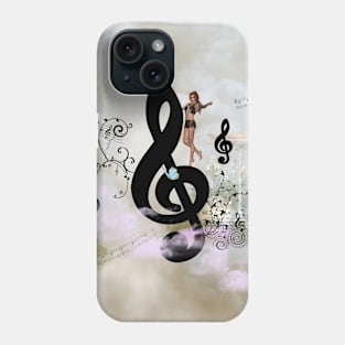 Dancing on a clef Phone Case