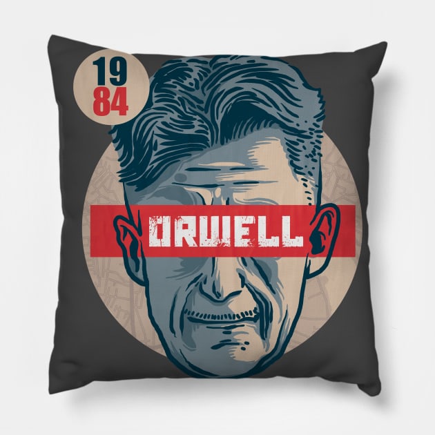 1984 Pillow by Morts