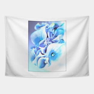 Calla Lily Soft Lilac and Blue Tapestry