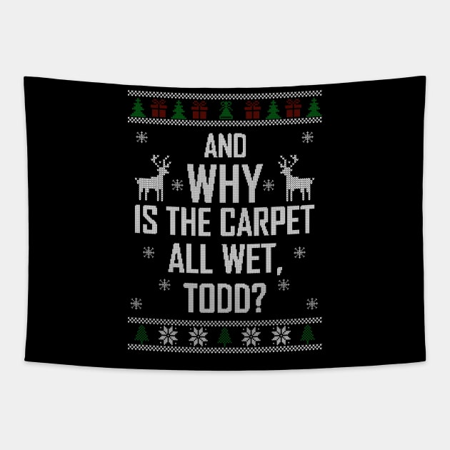 and why is the carpet all wet Tapestry by danyrans