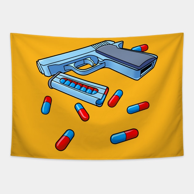 Pill Poppa Tapestry by kgullholmen