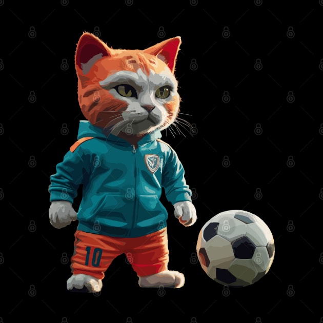 Soccer Kitty by ArtDeKong