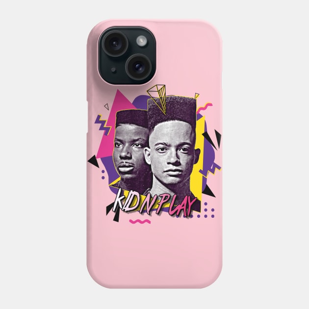 Kid N Play Retro 90s Graphic FanArt Phone Case by darklordpug